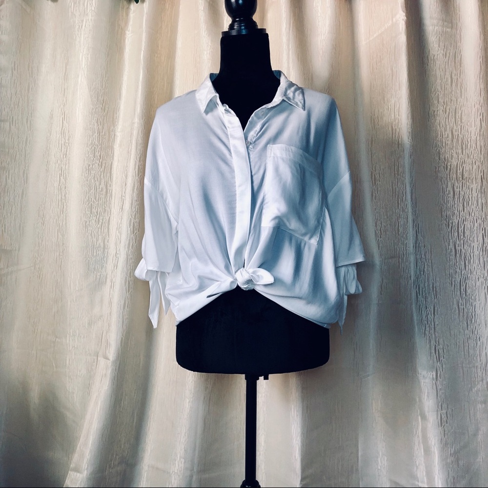 White Button down Shirt - Picture 2 of 5